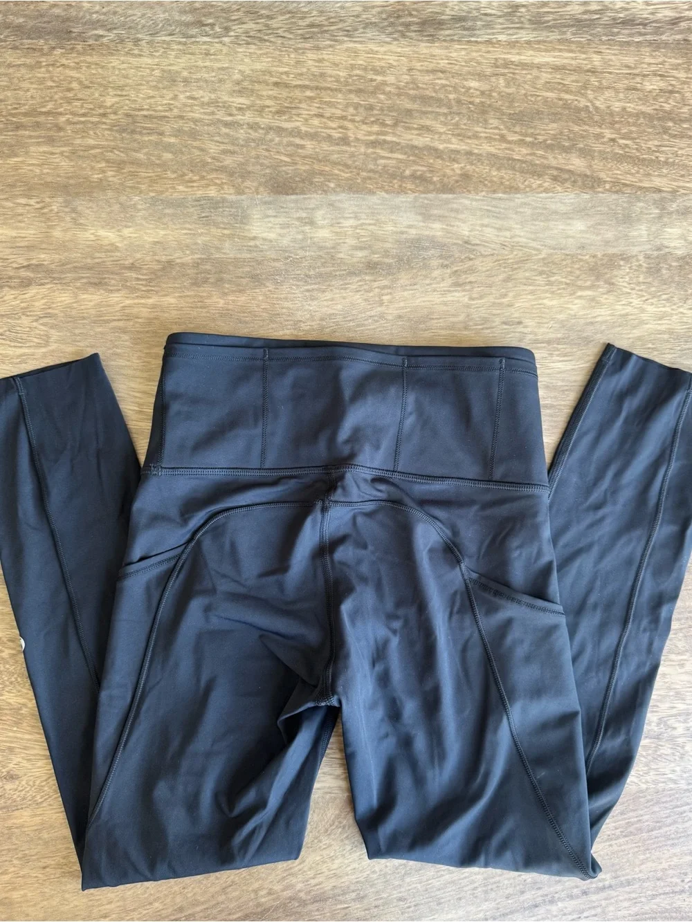 lululemon athletica Black Full On Luxtreme Leggings with Side Pockets